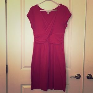 Loft pink cotton sundress